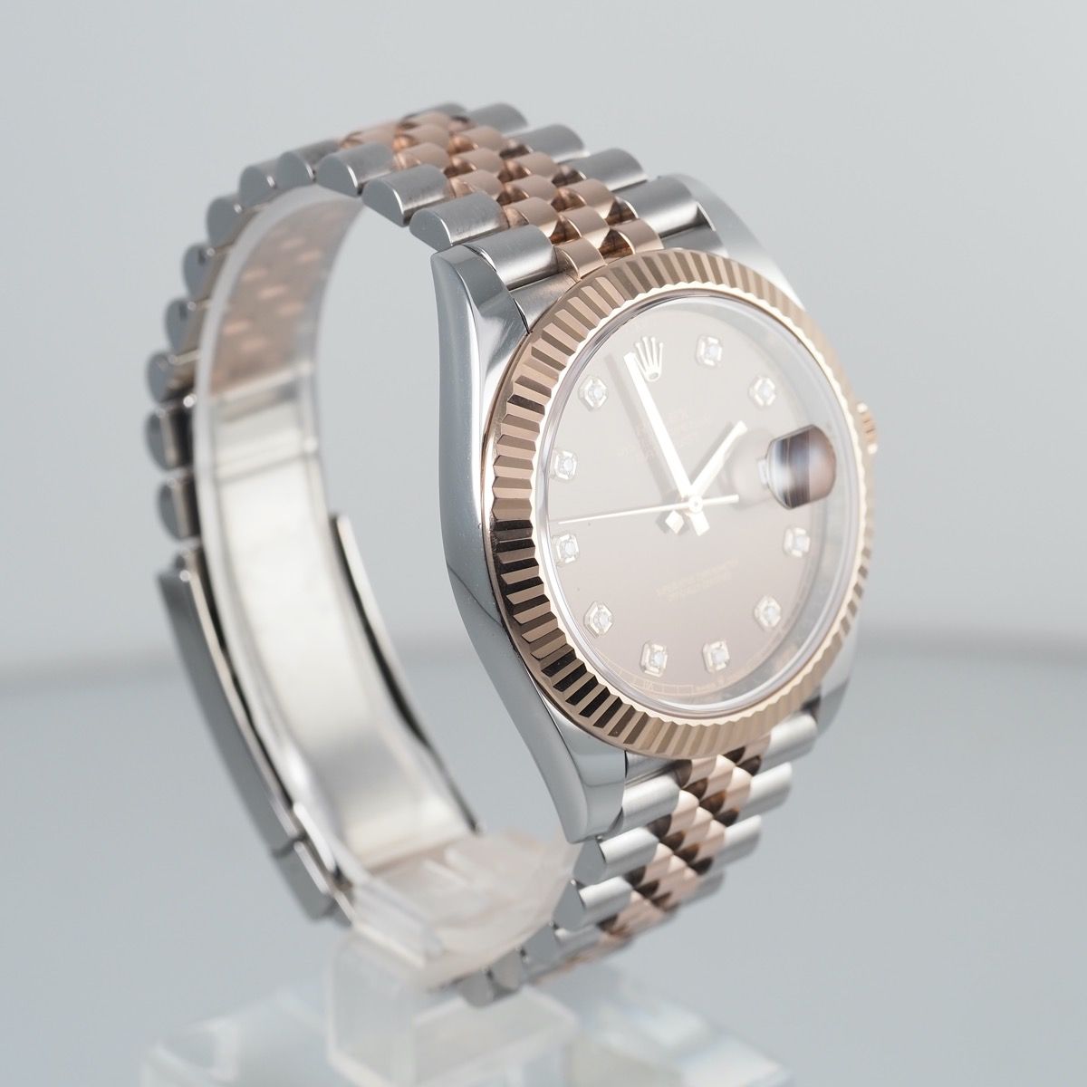 Rolex Datejust 41 mm 2022 : Édition Cadran Diamant Chocolat (Portée)